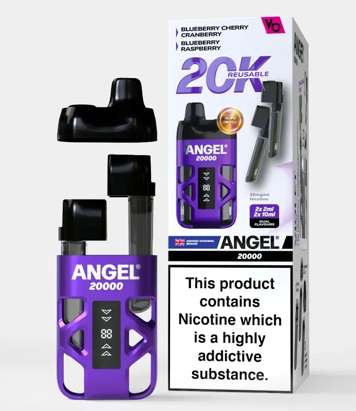 Violet Edition Angel 20000 Rechargeable Disposable Pod Kit